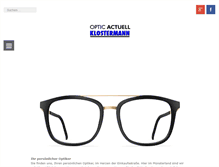 Tablet Screenshot of optik-klostermann.de
